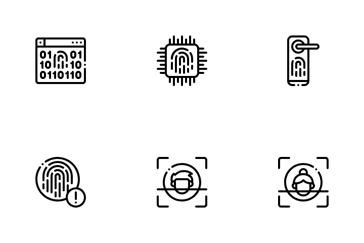 538 Biometrics Network Icon Packs - Free In SVG, PNG, Or ICO | IconScout