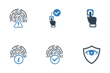 Biometrics Authentication Icons Icon Pack