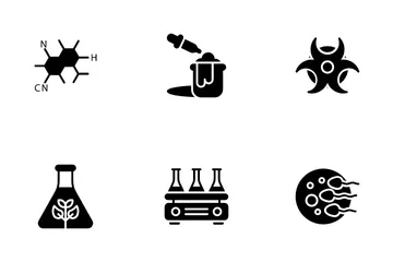 Biotecnología Paquete de Iconos