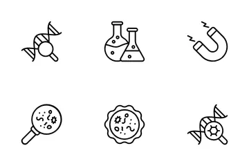 Biotecnología Paquete de Iconos