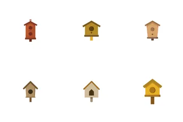 Bird House Icon Pack