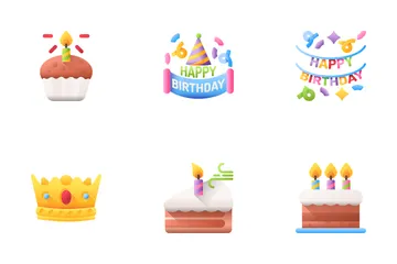 생일 아이콘 팩