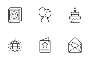 Birthday And Party Icon Pack