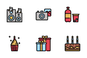 Birthday And Party Icon Pack