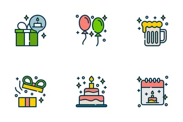 Birthday And Party Icon Pack