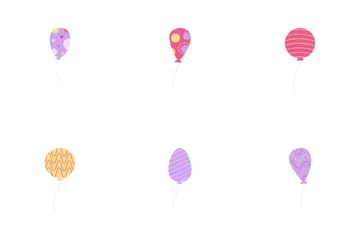 Birthday Balloon Icon Pack