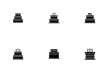 Birthday Cake Icon Pack