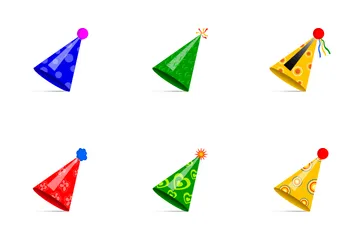 Birthday Caps Icon Pack