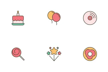 Birthday Celebration Icon Pack