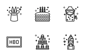 Birthday Party Icon Pack