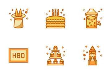 Birthday Party Icon Pack