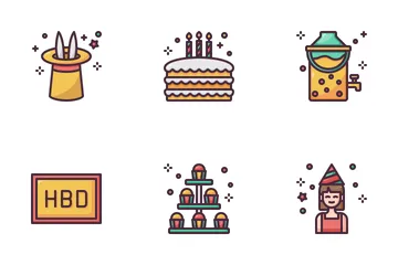 Birthday Party Icon Pack