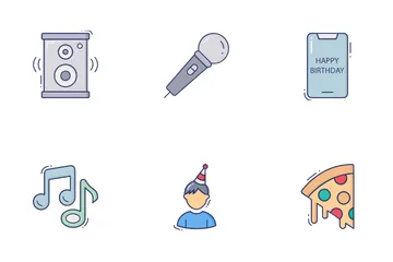 Birthday Party Icon Pack