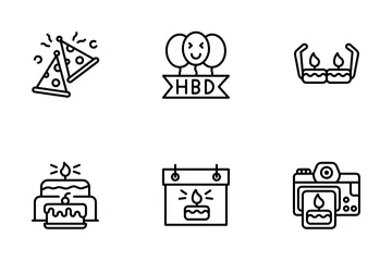 Birthday Party Icon Pack