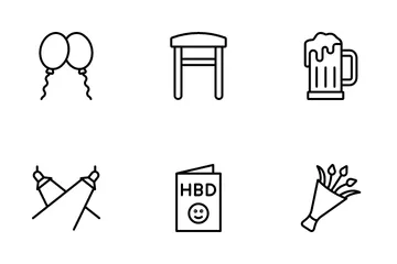 Birthday Party Vol 1 Icon Pack