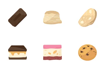 Biscuits And Slices Icon Pack