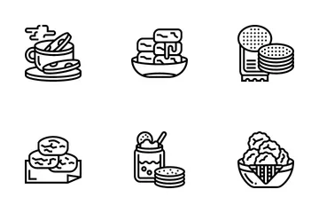 Biscuits And Slices Icon Pack