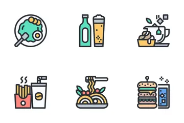 Bistro And Restaurant Icon Pack