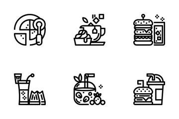 Bistro And Restaurant Icon Pack
