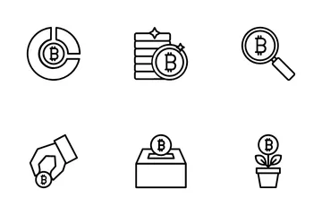 Bit Coin Icon Pack