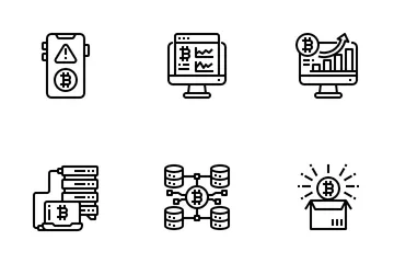 Bitcoins Pacote de Ícones