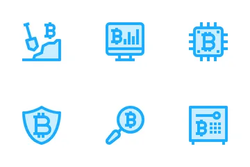 Bitcoin And Cryptocurrency Icon Pack