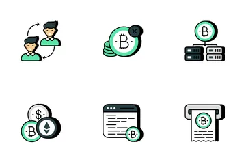 Bitcoin And Cryptocurrency Icon Pack