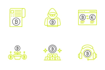 Bitcoin And Cryptocurrency Icon Pack