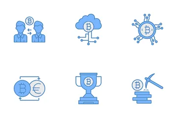 Bitcoin And Cryptocurrency Icon Pack