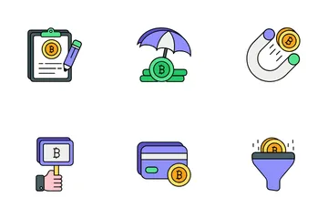 Bitcoin And Cryptocurrency Icon Pack