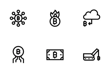 Bitcoin And Cryptocurrency Icon Pack