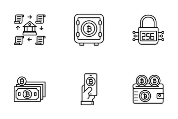 Bitcoin And Cryptocurrency Icon Pack