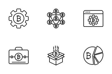 Bitcoin And Cryptocurrency Icon Pack