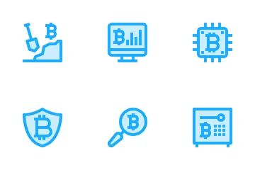 Bitcoin And Cryptocurrency Icon Pack