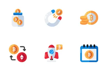 Bitcoin And Cryptocurrency Icon Pack
