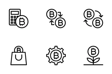 Bitcoin Icon Pack