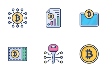 Bitcoin Mining Icon Pack