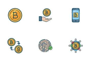 Bitcoin Technology Icon Pack