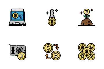 Bitcoins Icon Pack