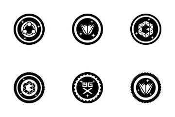 Bitcoins y criptomonedas Paquete de Iconos