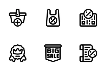 Black Friday Shop Icon Pack