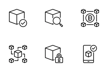 Chaîne de blocs Pack d'Icônes
