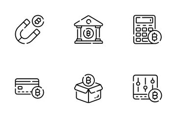Blockchain And Cryptocurrency Icon Pack
