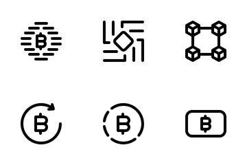 Blockchain And Digital Currency Icon Pack