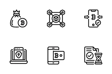 Blockchain Cryptocurrency Icon Pack