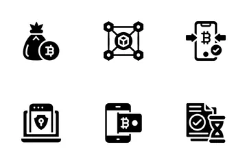 Blockchain Cryptocurrency Icon Pack