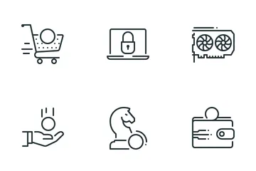 Blockchain & Fintech Icon Pack