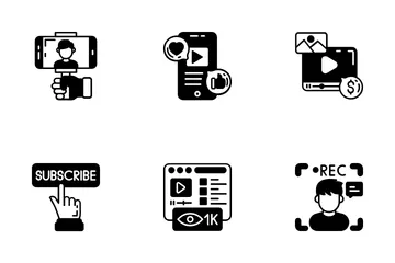 Blogger And Influencer Icon Pack