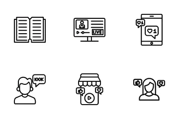 Blogging And Content Icon Pack
