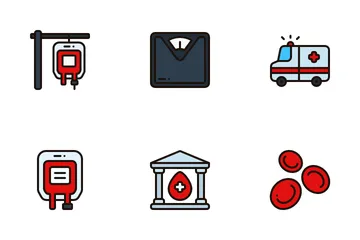 Blood Donation Icon Pack